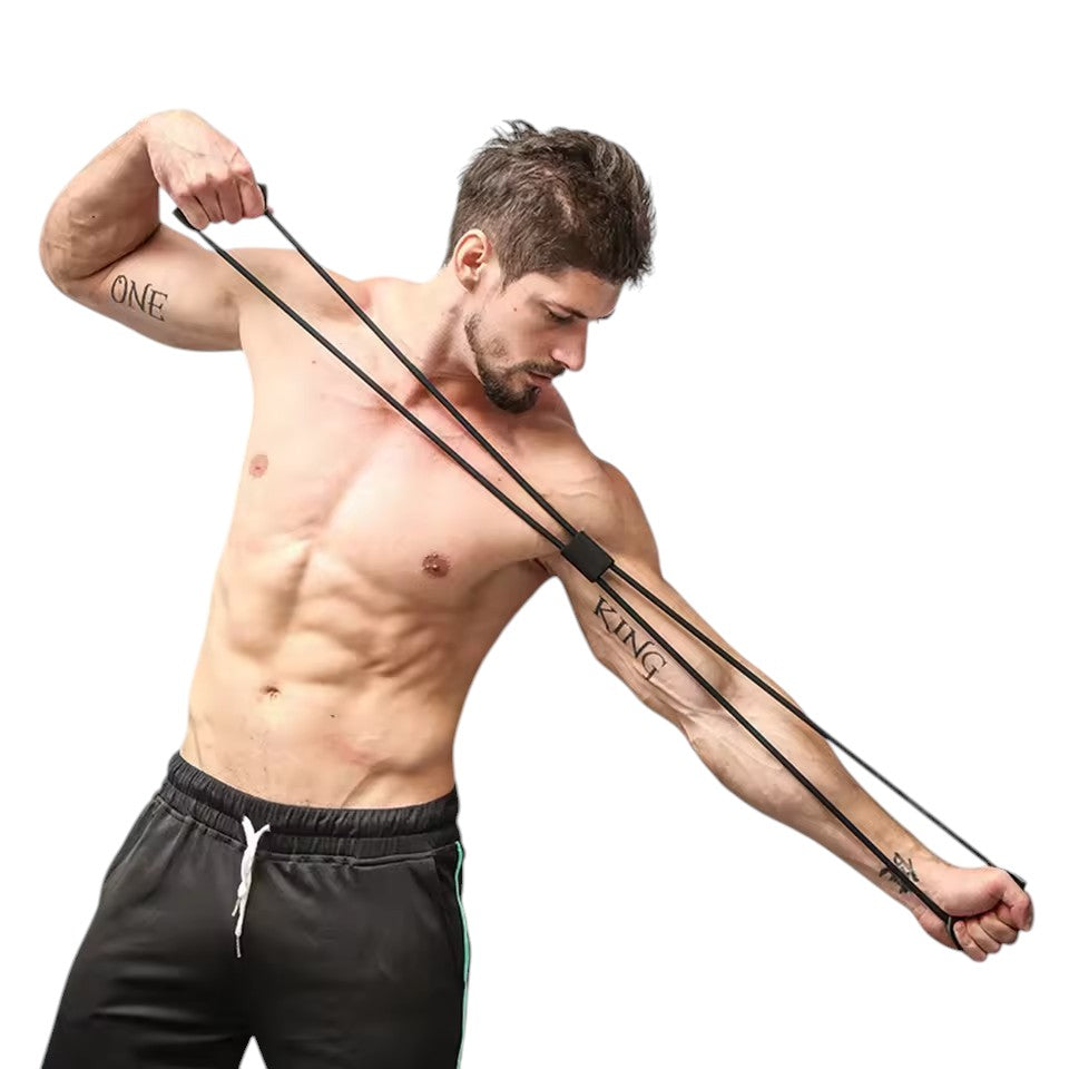 FlexCore™ – Bande Élastique en 8 pour Musculation, Stretching et Renforcement Ciblé à la Maison