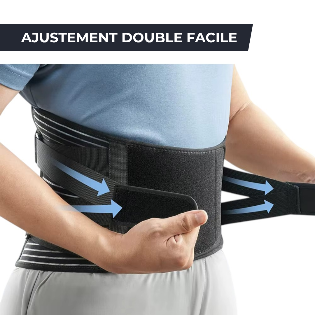 Ceinture de Soutien Lombaire - Double Traction Orthopédique, Soulagement Dos & Maintien Postural BackForce VENITHY