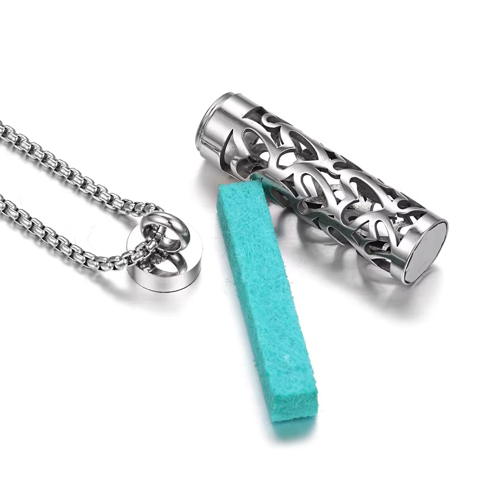 Collier Diffuseur AromaLyn™ - Bijou Aromathérapie Élégant & Apaisant