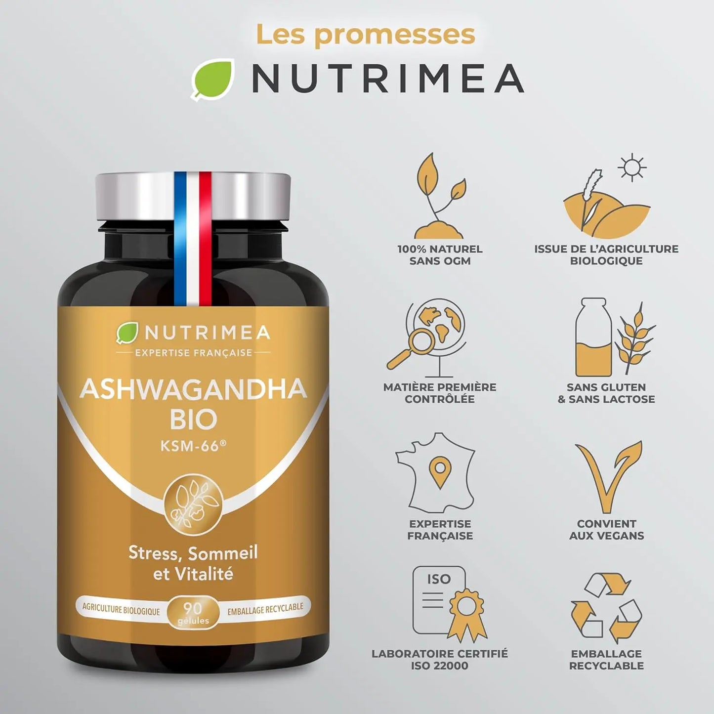 Ashwagandha Bio KSM-66 NUTRIMEA VENITHY