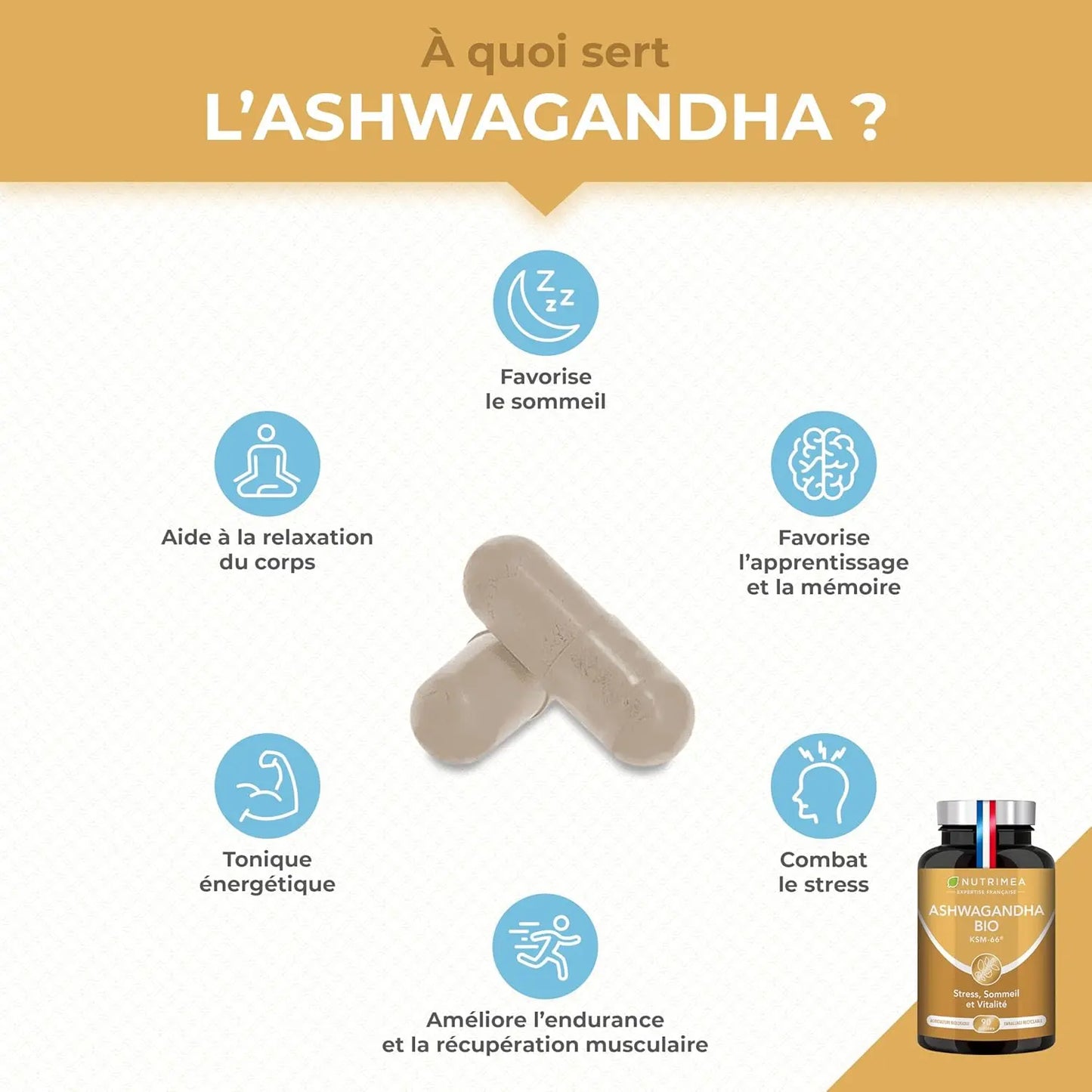 Ashwagandha Bio KSM-66 NUTRIMEA VENITHY
