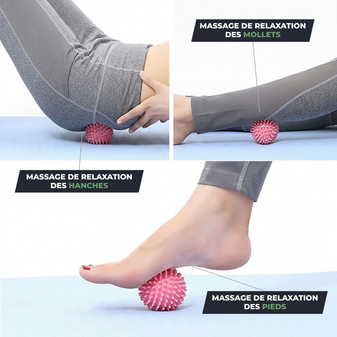 Balle de Massage - Détente Musculaire & Récupération Ciblée RELAXFORCE   VENITHY
