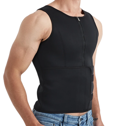 Ceinture de Sudation Homme - Taille Abdos, Transpiration & Perte de Poids THERMOBURN   VENITHY