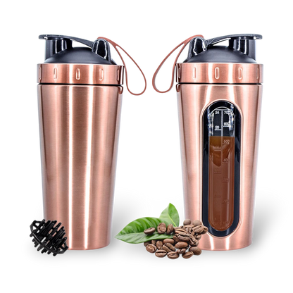 Shaker Protéine Inox 700 ml - Mélange Homogène & Design Premium STEELMIX   VENITHY