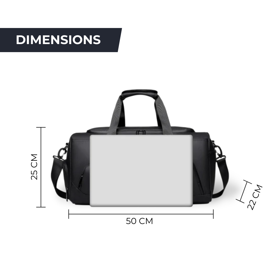 Sac de sport homme - Grande Capacité & Finition Cuir Premium VELORIA   VENITHY