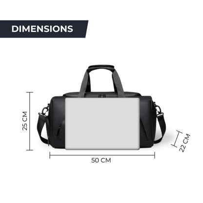 Sac de sport homme - Grande Capacité & Finition Cuir Premium VELORIA   VENITHY