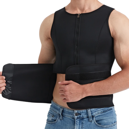 Ceinture de Sudation Homme - Taille Abdos, Transpiration & Perte de Poids THERMOBURN   VENITHY