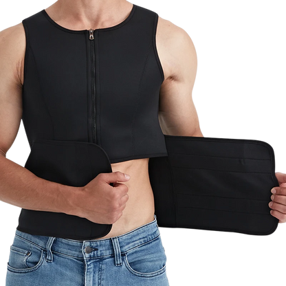 Ceinture de Sudation Homme - Taille Abdos, Transpiration & Perte de Poids THERMOBURN   VENITHY