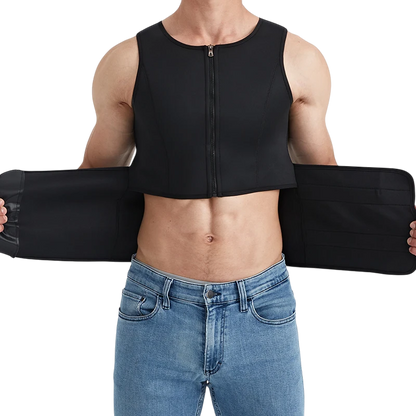 Ceinture de Sudation Homme - Taille Abdos, Transpiration & Perte de Poids THERMOBURN   VENITHY