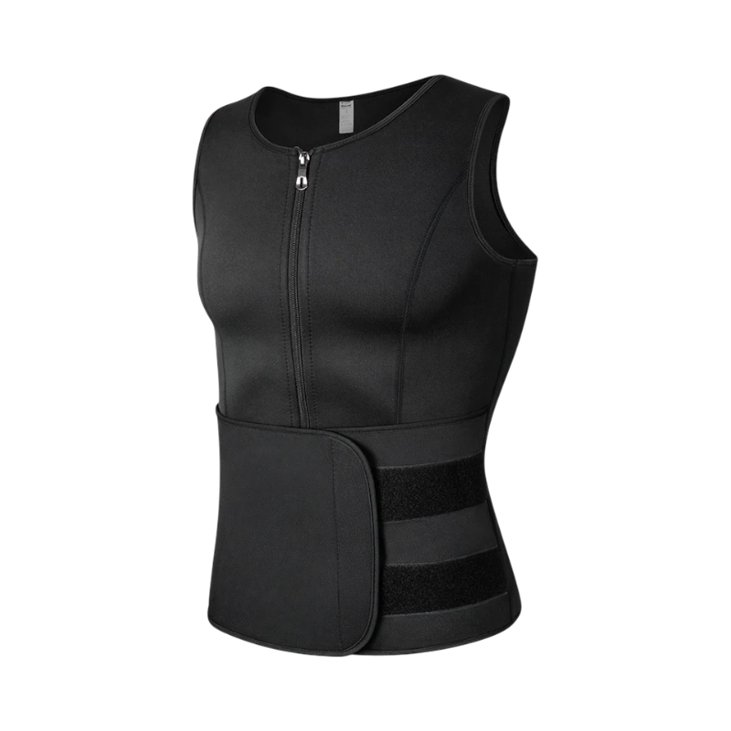 Ceinture de sudation homme - Gilet Sauna Néoprène, Taille & Abdos Sculptés HEATCORE   VENITHY