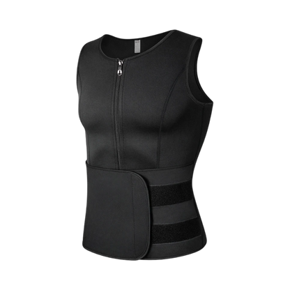 Ceinture de sudation homme - Gilet Sauna Néoprène, Taille & Abdos Sculptés HEATCORE   VENITHY