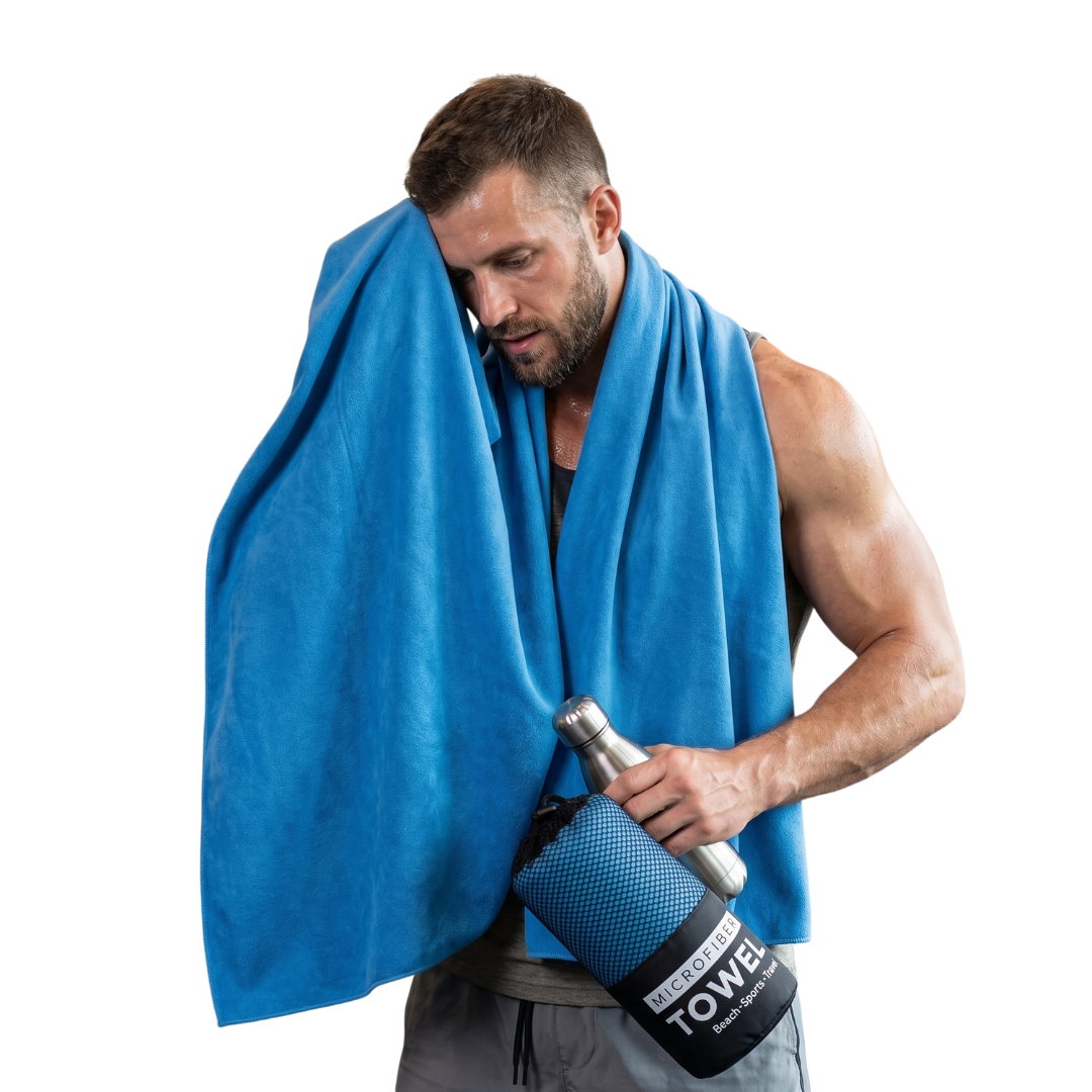 Serviette piscine microfibre - Ultra-Absorbante, Séchage Rapide & Légère HydroFlex   VENITHY