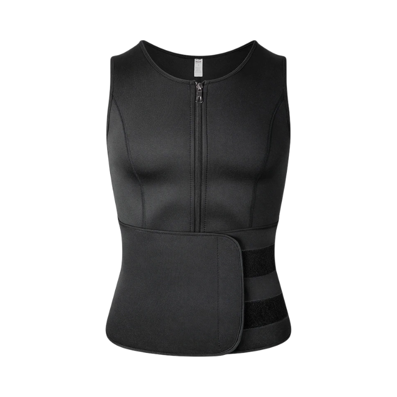 Ceinture de sudation homme - Gilet Sauna Néoprène, Taille & Abdos Sculptés HEATCORE   VENITHY