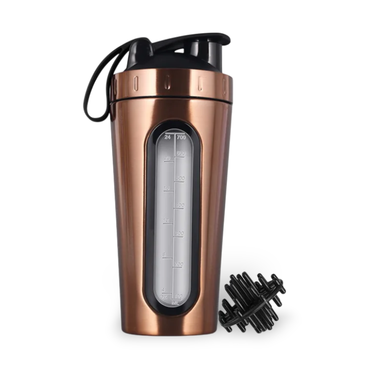 Shaker Protéine Inox 700 ml - Mélange Homogène & Design Premium STEELMIX   VENITHY