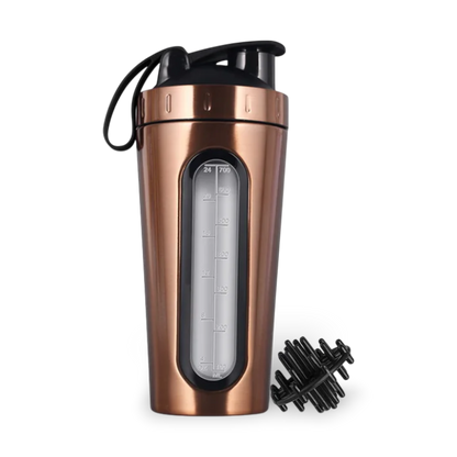 Shaker Protéine Inox 700 ml - Mélange Homogène & Design Premium STEELMIX   VENITHY
