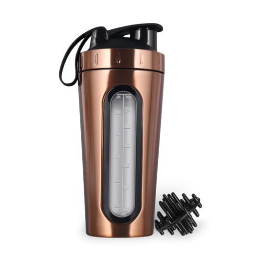 Shaker Protéine Inox 700 ml - Mélange Homogène & Design Premium STEELMIX   VENITHY