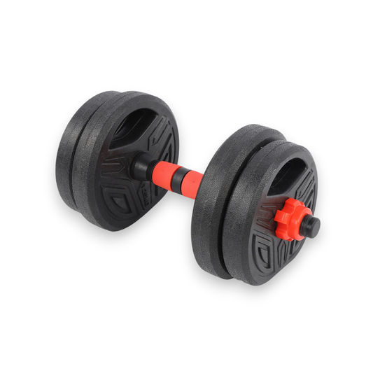 Haltères Ajustables 10 kg - Set Compact avec Barre de Connexion 40 cm YOSOO  71.90 VENITHY Noir / 10 Kg