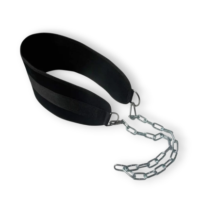 Ceinture de levage - Dip & Tractions avec Chaîne Acier - Charge Lourde 90 Kg IRONPULSE   VENITHY