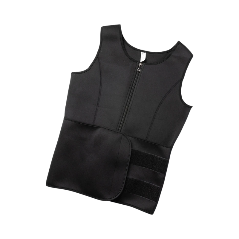 Ceinture de sudation homme - Gilet Sauna Néoprène, Taille & Abdos Sculptés HEATCORE   VENITHY