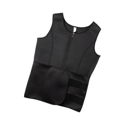 Ceinture de sudation homme - Gilet Sauna Néoprène, Taille & Abdos Sculptés HEATCORE   VENITHY