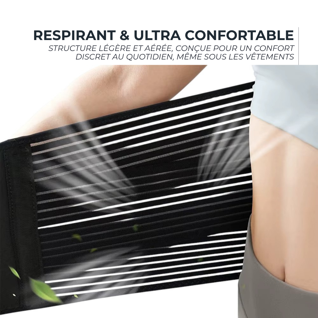 Ceinture de Soutien Lombaire - Double Traction Orthopédique, Soulagement Dos & Maintien Postural BackForce   VENITHY