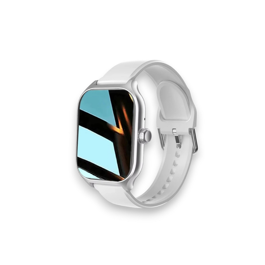 Montre connectée homme - Écran 2.01", Acier Inox, Appels Bluetooth et Suivi Santé Avancé NOVALEX   VENITHY