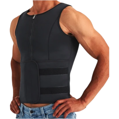Ceinture de Sudation Homme - Taille Abdos, Transpiration & Perte de Poids THERMOBURN   VENITHY