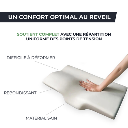 FAIT Oreiller SOMNIX™ à Mémoire de Forme – Soutien Cervical Ergonomique Anti-Ronflement SOMNIX   VENITHY