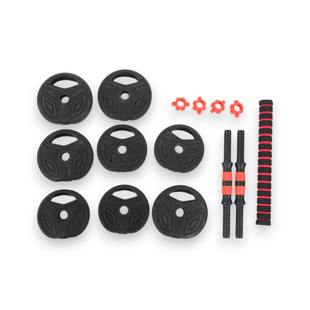 Haltères Ajustables 10 kg - Set Compact avec Barre de Connexion 40 cm YOSOO   VENITHY