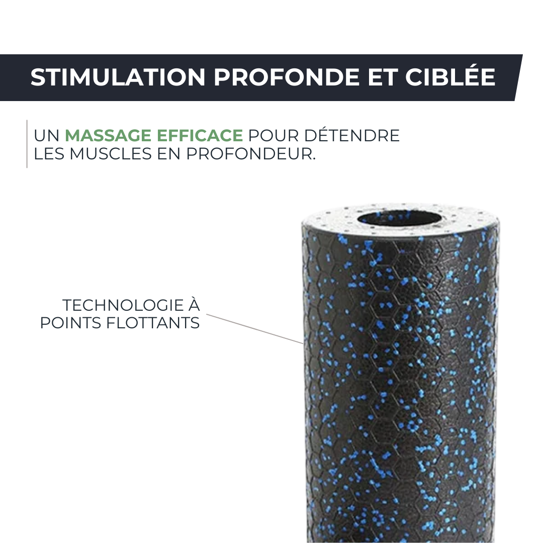 Rouleau Yoga & Massage - EPP Haute Densité pour Relaxation Musculaire FLEXWAVE   VENITHY