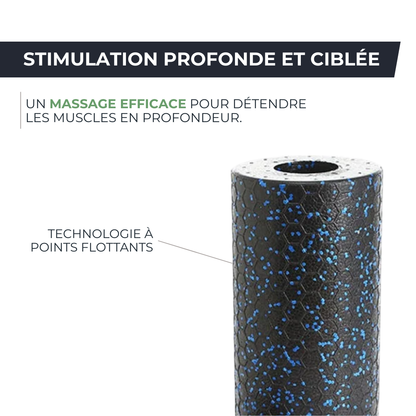Rouleau Yoga & Massage - EPP Haute Densité pour Relaxation Musculaire FLEXWAVE   VENITHY