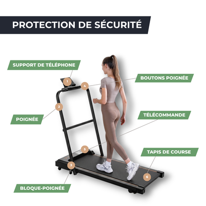 Tapis roulant pliable - Silencieux, 2.5HP Formill   VENITHY