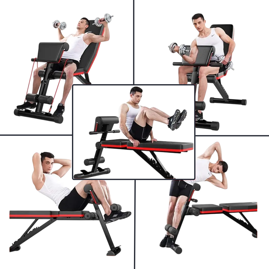 Banc de musculation complet - Pliable, Réglable & Charge 300KG - Full Body Training STEELFORM ATHLETICS   VENITHY