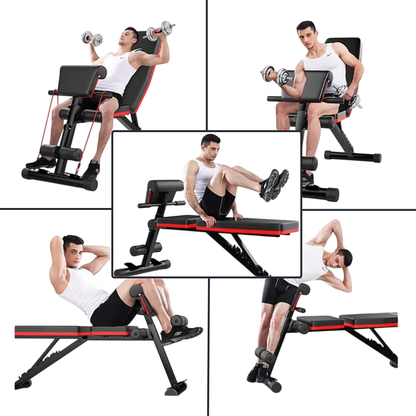 Banc de musculation complet - Pliable, Réglable & Charge 300KG - Full Body Training STEELFORM ATHLETICS   VENITHY