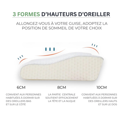 FAIT Oreiller SOMNIX™ à Mémoire de Forme – Soutien Cervical Ergonomique Anti-Ronflement SOMNIX   VENITHY