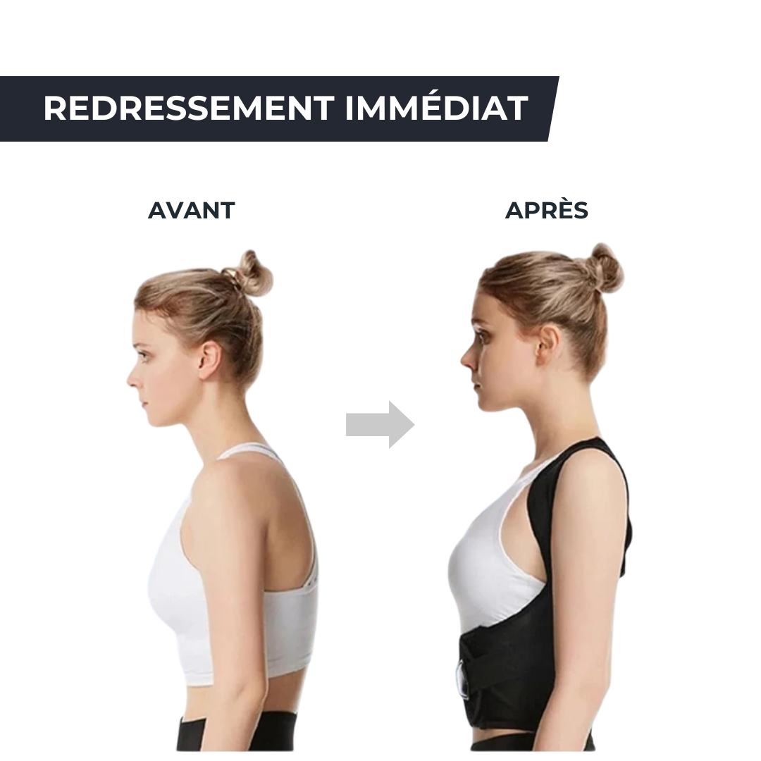 Ceinture maintien dos - Soutien Dos & Épaules Réglable POSTUREL   VENITHY