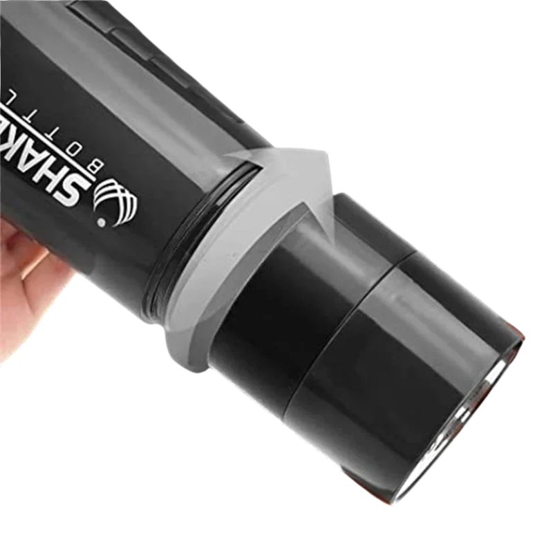 Shaker Sport 500ml - Mélange Protéiné avec Ball Whisk & Rangement Poudre PROTOMIX   VENITHY