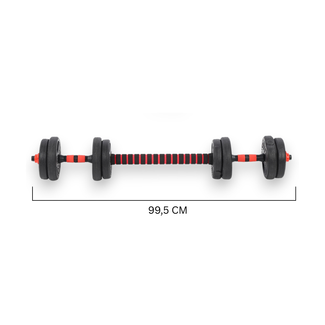 Haltères Ajustables 10 kg - Set Compact avec Barre de Connexion 40 cm YOSOO   VENITHY