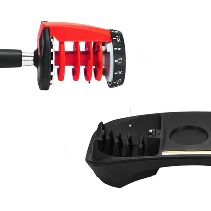 Haltère Ajustable TitanFlex - Poids Modulable, Design Sécurisé & Compact IRONIX   VENITHY