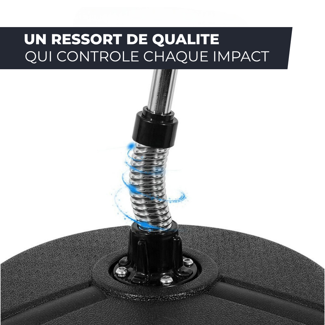 FAIT Punching ball sur pied ajustable ProStrike™ – 120 à 160 cm, ressort acier et base stable ProStrike   VENITHY