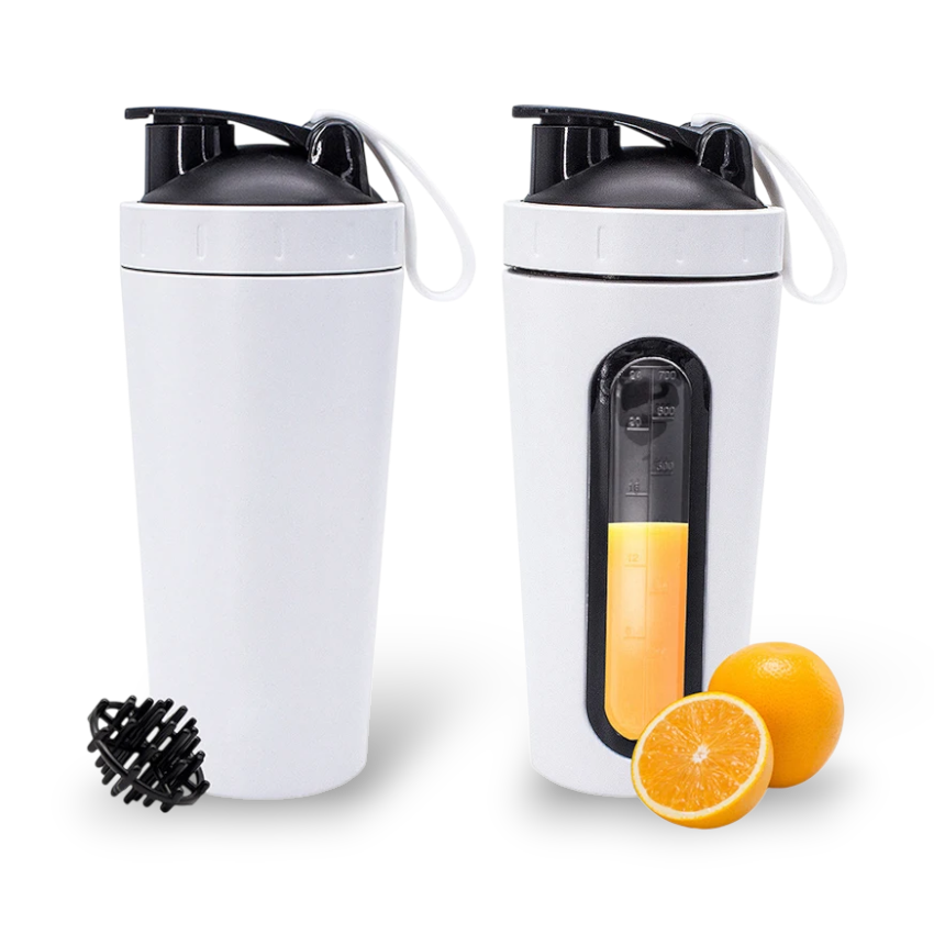 Shaker Protéine Inox 700 ml - Mélange Homogène & Design Premium STEELMIX   VENITHY