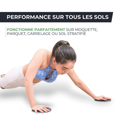 Disques de glisse - Sliders Fitness & Core Training GLIDECORE   VENITHY