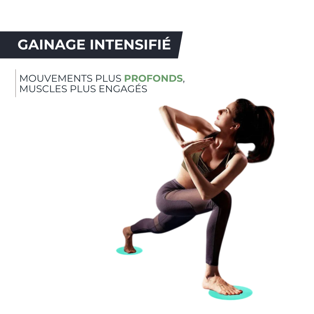 Disque de glisse renforcement musculaire - Sliders Fitness & Core Training – Paire CORE_SLIDE   VENITHY