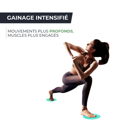 Disque de glisse renforcement musculaire - Sliders Fitness & Core Training – Paire CORE_SLIDE   VENITHY