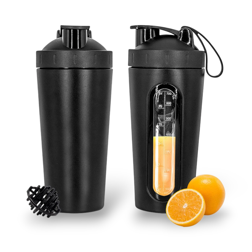 Shaker Protéine Inox 700 ml - Mélange Homogène & Design Premium STEELMIX   VENITHY