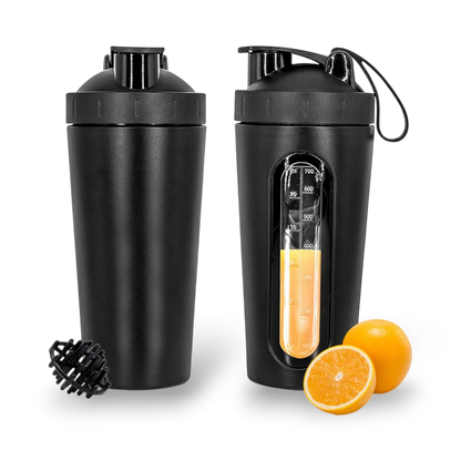 Shaker Protéine Inox 700 ml - Mélange Homogène & Design Premium STEELMIX   VENITHY