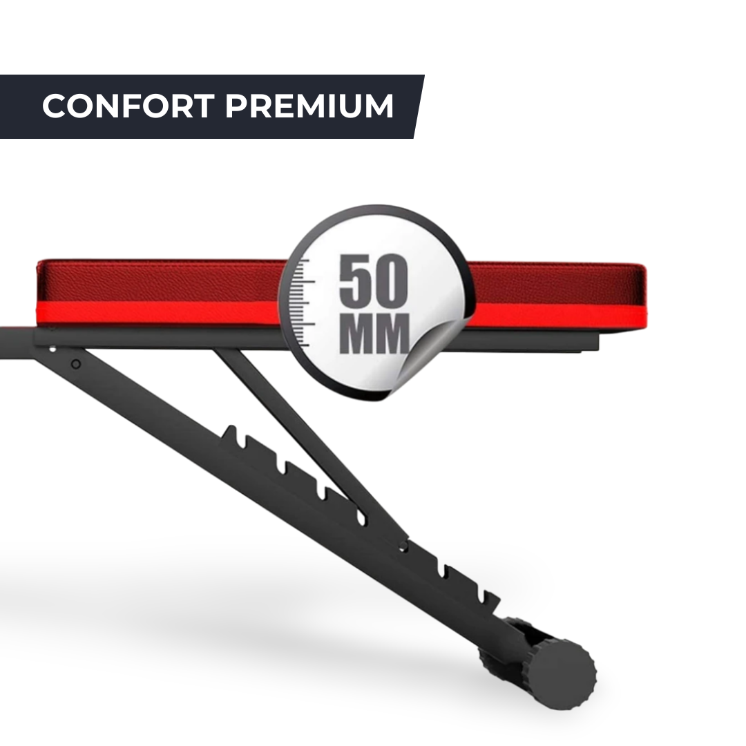 Banc de musculation complet - Pliable, Réglable & Charge 300KG - Full Body Training STEELFORM ATHLETICS   VENITHY