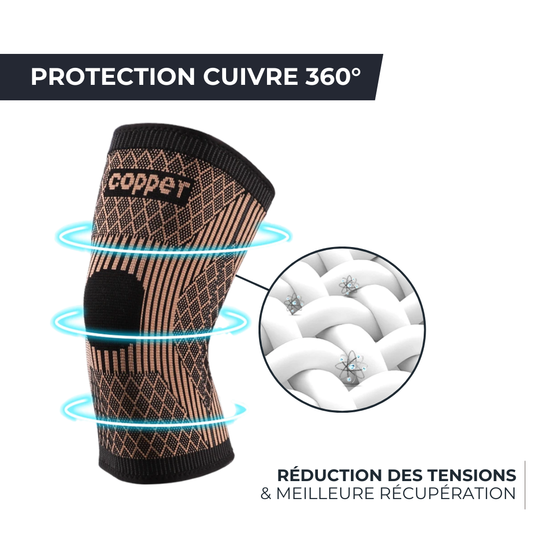 Genouillères - Stabilisation & Soutien Articulaire COPPERFORCE   VENITHY
