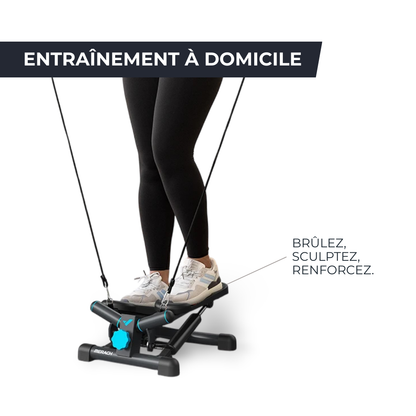 Stepper Twist Hydraulique - Entraînement Complet à Domicile MERACH   VENITHY