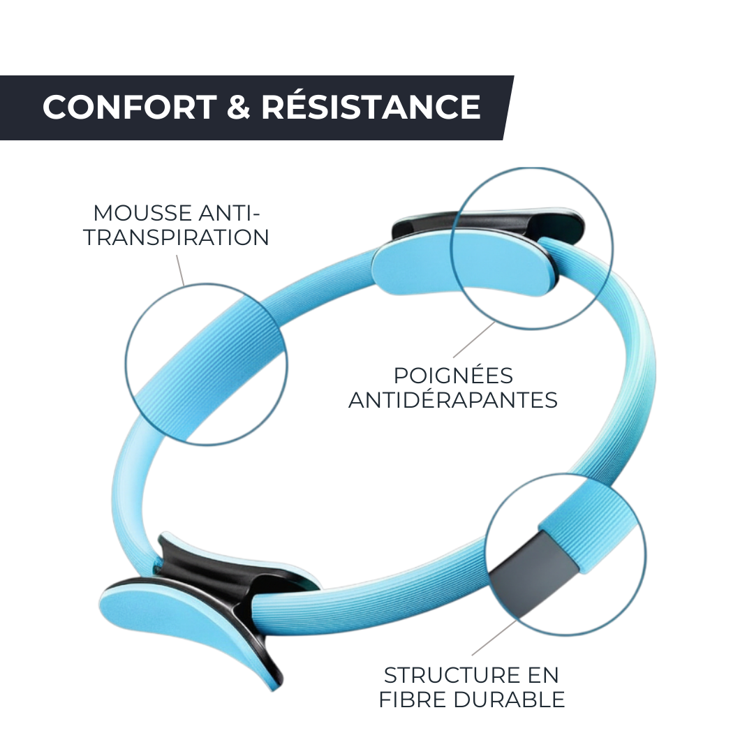 Anneau pilate exercices - Tonification, Souplesse & Renforcement Ciblé ZENRING   VENITHY